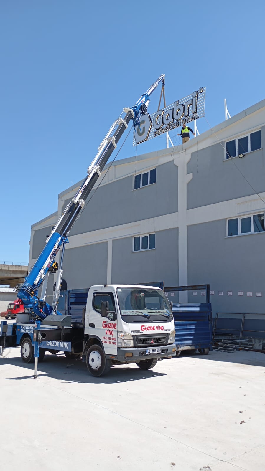 10 Ton KT Çift Kırma Vinç Kirala